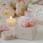 Leah | Scented Candle | Carnation Fragrance, Decorative Gift | Paraffin