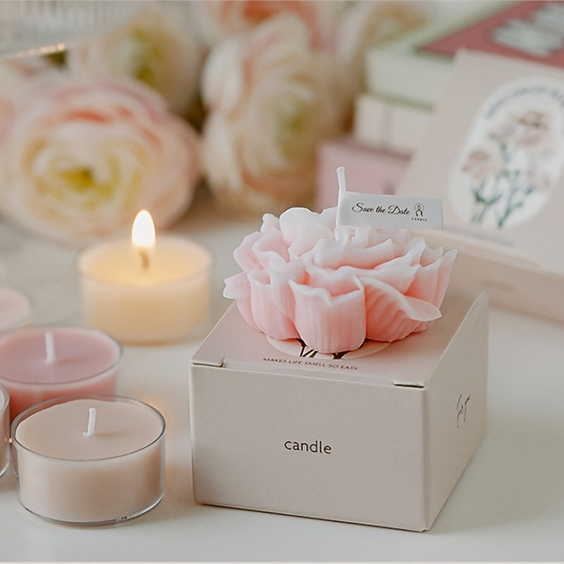 Leah | Scented Candle | Carnation Fragrance, Decorative Gift | Paraffin