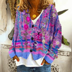 Women knit cardigan slim fit lightweight soft knitwear