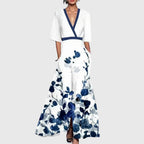 Thalia | Women's Spring Dress | Floral, Flared Skirt & Waist Belt | S–2XL