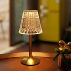 Kaia | Crystal Table Lamp | Cordless, Touch Control, Rechargeable | LED