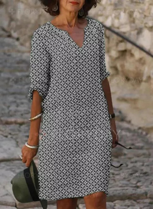 Ximena | Women's Midi Dress | Flattering Fit, Versatile