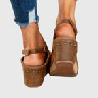 Ivy | Orthopedic Sandals for Women | Cushioned, Adjustable Buckle | Wedge