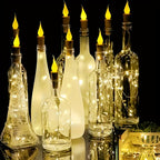 Cosima | LED Bottle Lights | Battery-Powered, Cork Design | 10 Pack