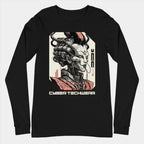 Graphic Tees Long Sleeve Android Print Streetwear | Anouk