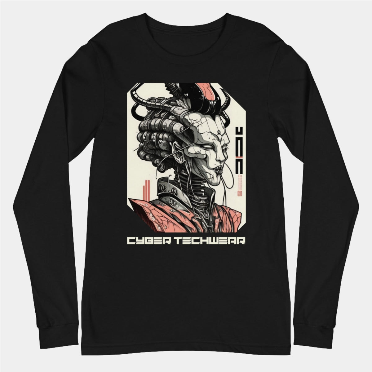 Graphic Tees Long Sleeve Android Print Streetwear | Anouk