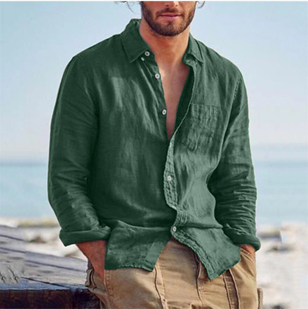 Wilhelmina | Men's Shirt | Lightweight, Breathable | Casual Button-Up