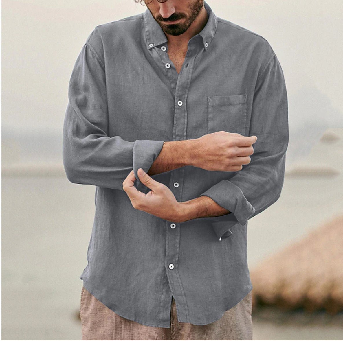 Wilhelmina | Men's Shirt | Lightweight, Breathable | Casual Button-Up