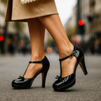 Women Heels Block Heel Pumps
