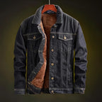 Unisex Denim Jacket Wind Resistant Lined