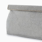 Linnea | Gold Evening Clutch Bag | Crystal Embellished, Snap Closure