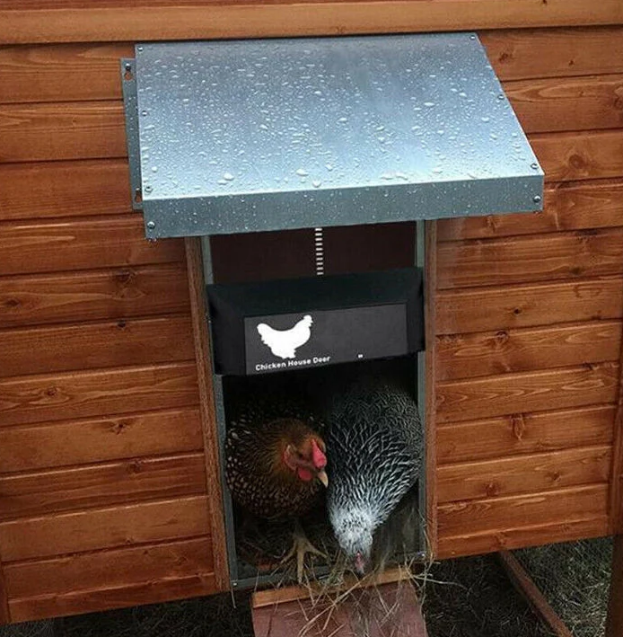 Automatic Chicken Coop Door Solar Battery Powered
