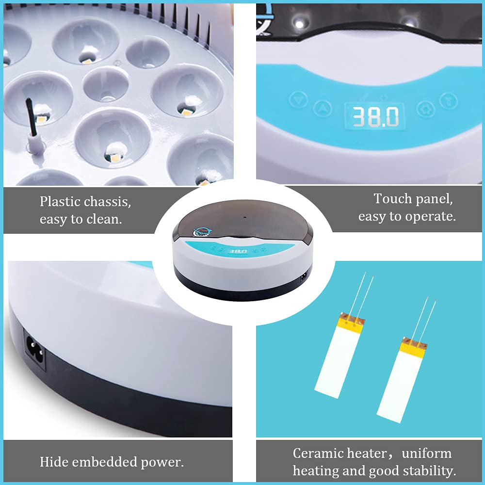 Automatic LED Egg Incubator Temperature Control Digital Display