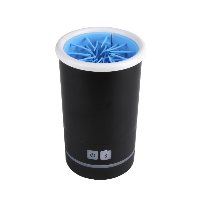 Automatic Pet Paw Washer Soft Rotating Bristles USB Rechargeable