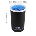 Automatic Pet Paw Washer Soft Rotating Bristles USB Rechargeable