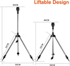 Automatic Rotating Garden Sprinkler Adjustable Tripod