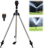 Automatic Rotating Garden Sprinkler Adjustable Tripod