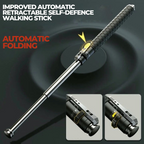 Gigi | Self-Defense Walking Stick | One-Click, Anti-Slip, Alloy | Urban Safety