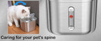 Stainless Steel Cat Water Fountain 73oz Triple Filtration