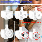 Stainless Steel Cat Water Fountain 73oz Triple Filtration