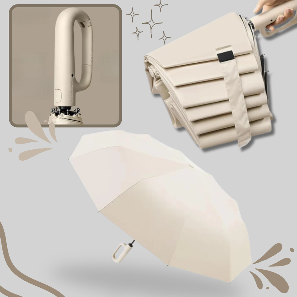 Lyra | Auto Lock Folding Umbrella Wind Resistant