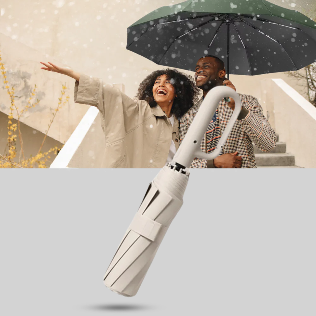 Lyra | Auto Lock Folding Umbrella Wind Resistant