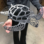 Nova | Metal Sea Turtle Wall Art | Handmade, Coastal Decor | Nautical Beach Theme