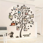 Thea | Photo Frame Wall Decor | 3D Acrylic Photo Tree | Self-Adhesive
