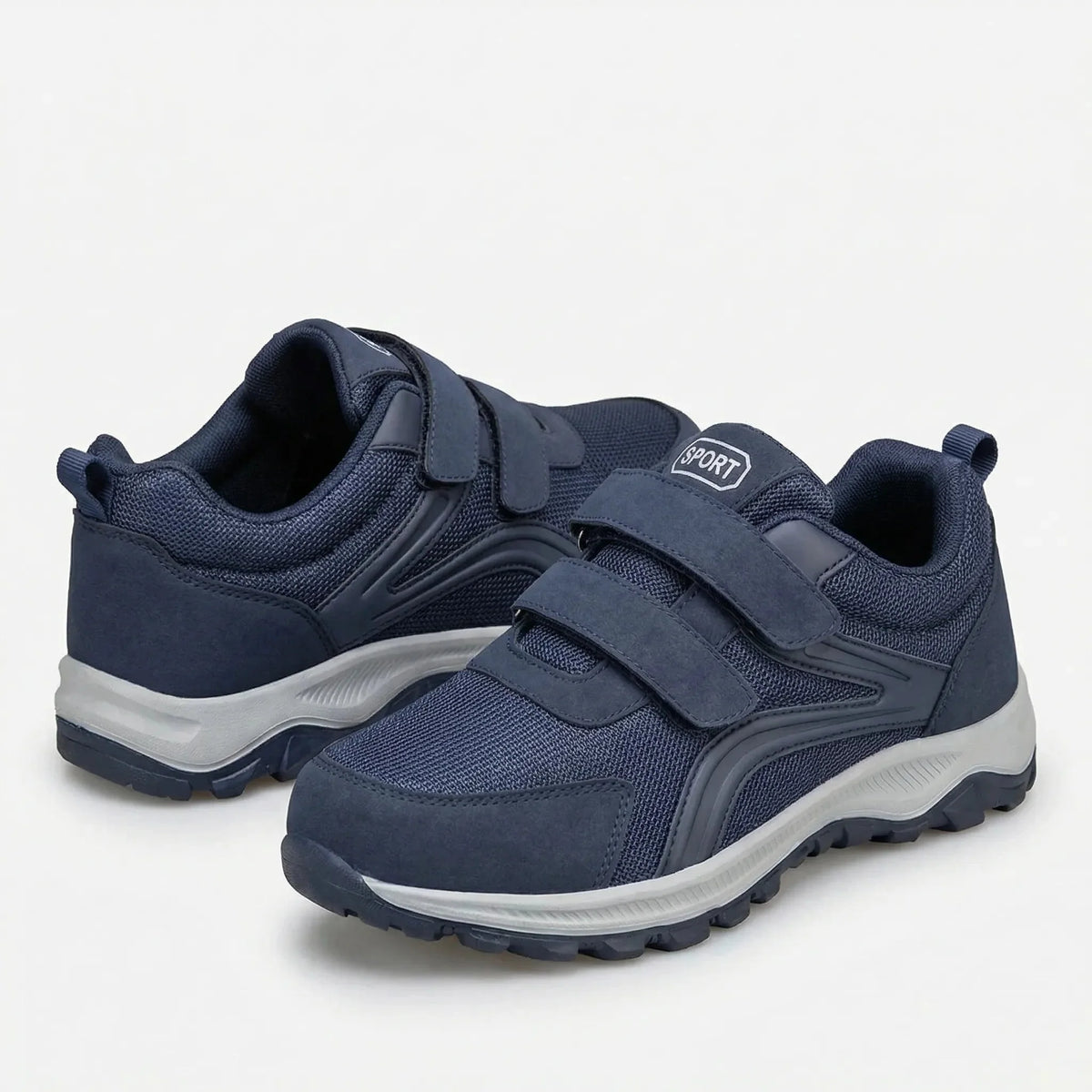 Orthopedic Shoes Men Wide Fit Breathable Velcro Walking Shoes