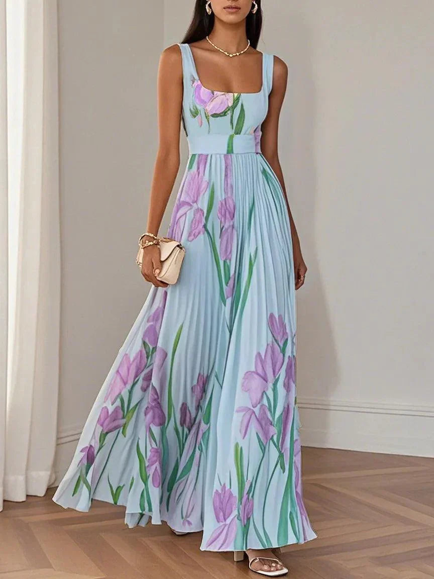 Lyra | Floral Boho Dress | Women's A-Line, Flowy Summer Dress