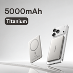 Power Bank Magnetic 5000mAh Wireless Slim iPhone Samsung Compatible