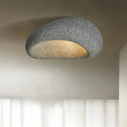 Ceramic Ceiling Light Wabi-Sabi Organic Minimalist