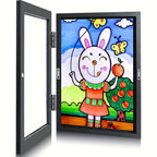 Sorrel | Children's Art Frame | A4 Front Opening, Flip Frame | Wood