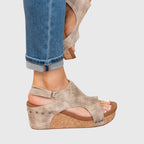 Ivy | Orthopedic Sandals for Women | Cushioned, Adjustable Buckle | Wedge