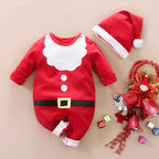 Christmas Costume Baby Unisex Boys Girls Soft Cotton Festive Outfit