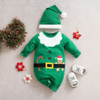 Christmas Costume Baby Unisex Boys Girls Soft Cotton Festive Outfit