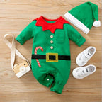 Christmas Costume Baby Unisex Boys Girls Soft Cotton Festive Outfit