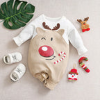 Christmas Costume Baby Unisex Boys Girls Soft Cotton Festive Outfit