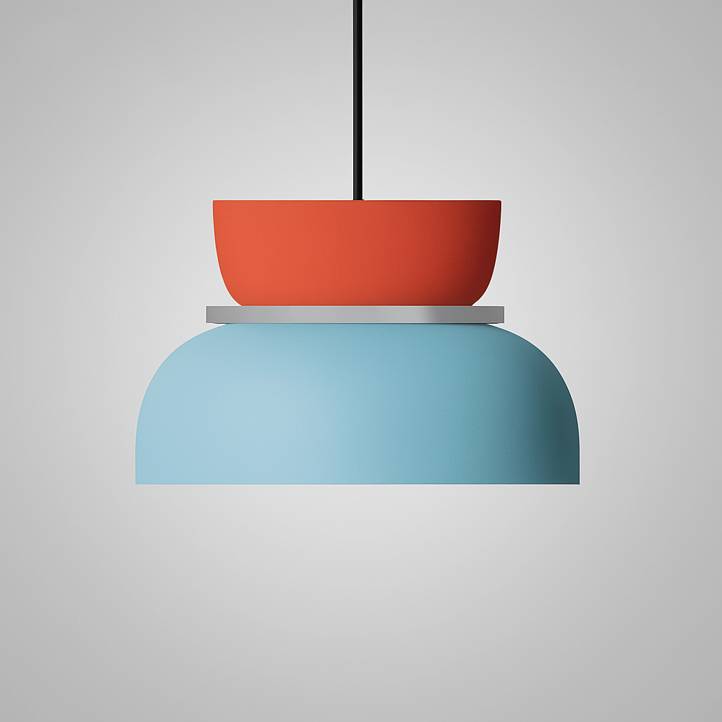 Mira | Pendant Light | Nordic Dome, Dual-Tone, LED, Zinc Alloy | 1-Light