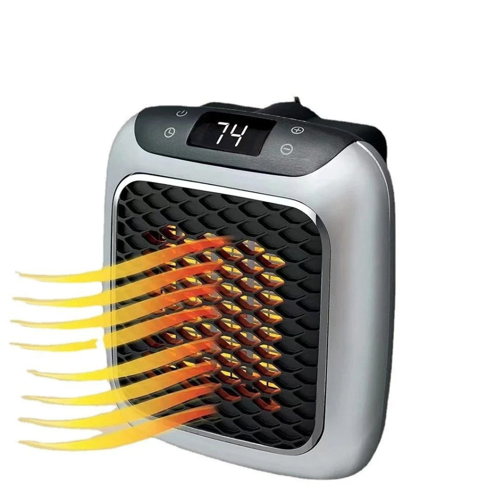 Vianne | Mini Electric Space Heater | 800W, Portable, Grey | Dual Heat