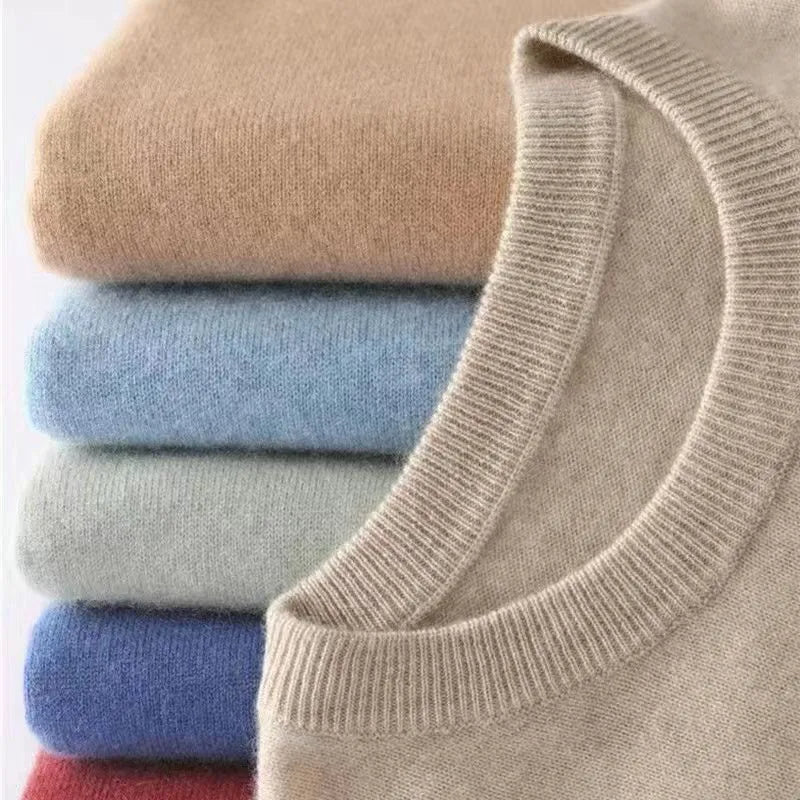 Ottavia | Men's Cashmere Sweater | Round Neck, Autumn Winter | Slim Fit