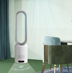 Yvaine | Bladeless Tower Fan | 3-in-1 Cooler, Purifier & UV Sterilizer | 8 Speeds