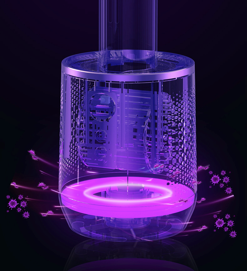 Yvaine | Bladeless Tower Fan | 3-in-1 Cooler, Purifier & UV Sterilizer | 8 Speeds