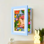 Della | Kids Drawing Display Frame | Rotating Art Frame | Stores 150 Drawings