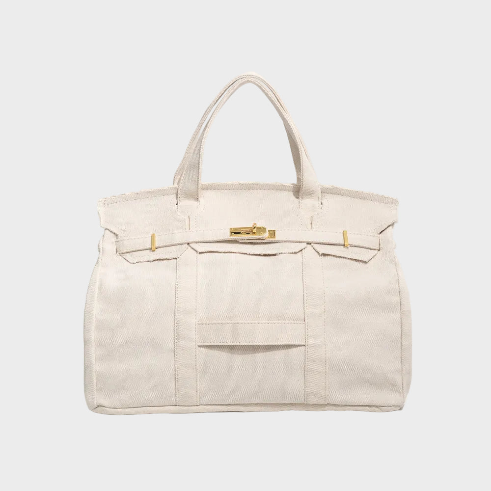 Verena | Canvas Tote Bag | Women's Utility Tote | Structured, Water-Resistant