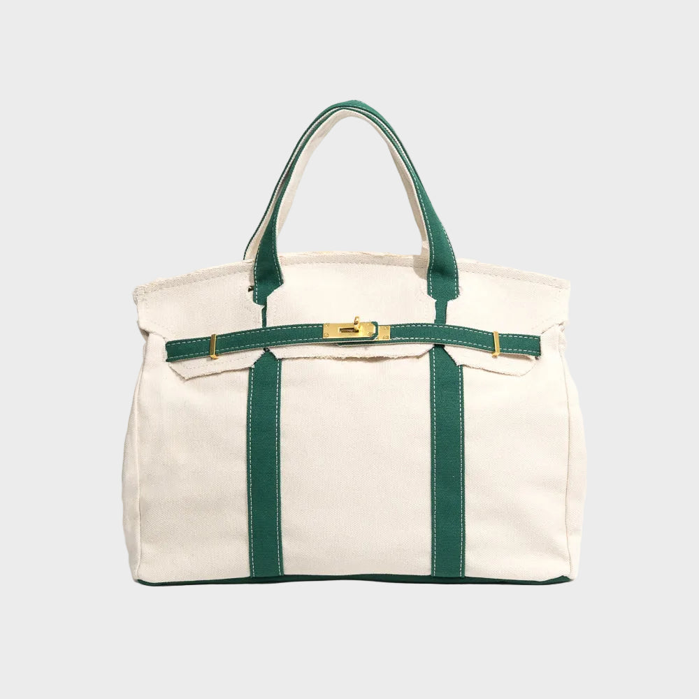 Verena | Canvas Tote Bag | Women's Utility Tote | Structured, Water-Resistant