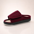 Corduroy Slippers | Unisex Extra Wide Fit Non Slip Padded Sole