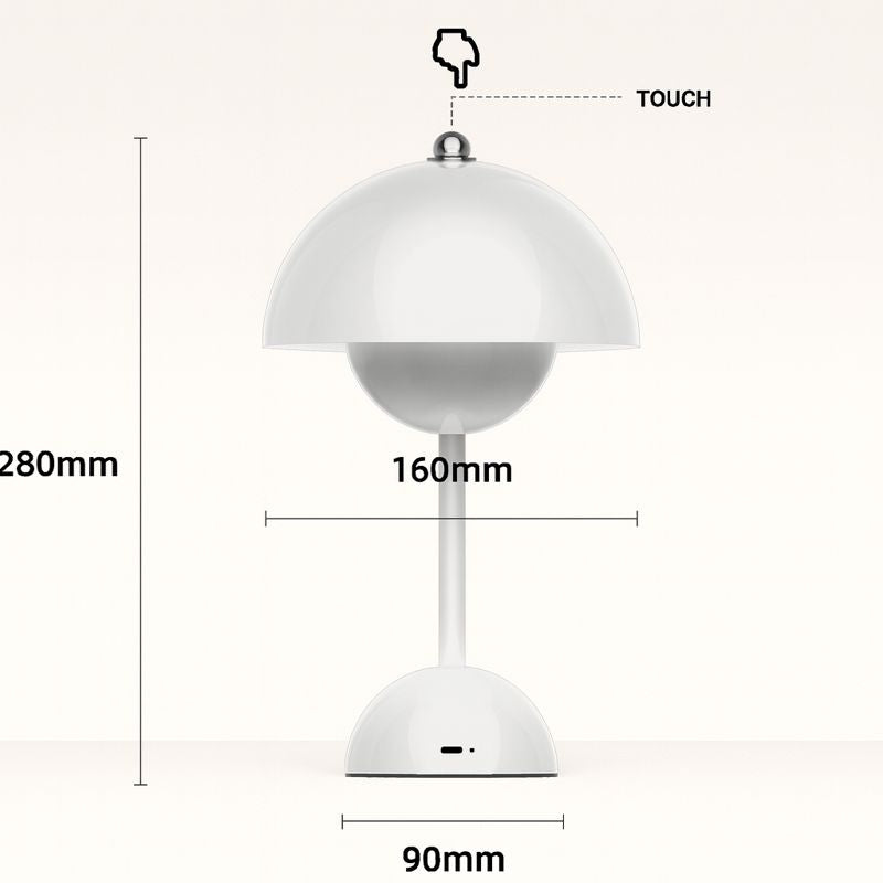 Iris | LED Table Lamp | Wireless, Dimmable, Touch Control | Rechargeable