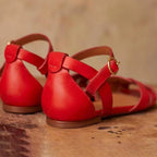 Women Strappy Flat Sandals Ankle Strap
