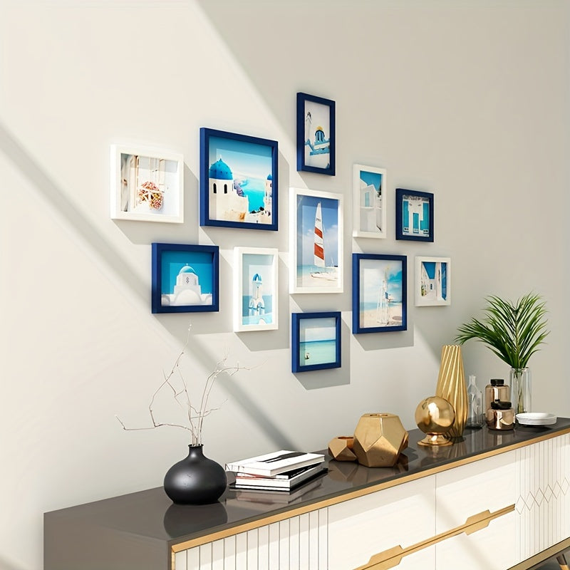 Vera | Photo Frame Set | 11-Piece Gallery Wall, Drill-Free | Classic Style